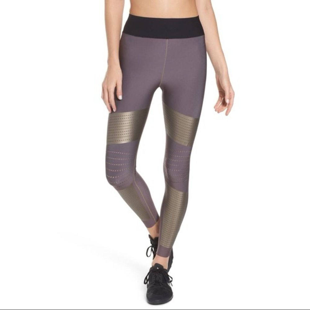 Ultracor $195 Taupe Ultra Silk AK17 High Waisted Legging, Sz S, VGUC